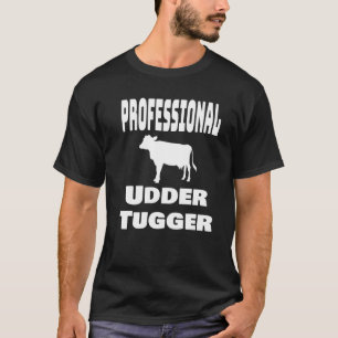 Beruflicher Euter-Zug- Milchbauer Kuh-Farm T-Shirt