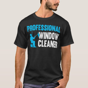 Beruflicher Fensterreiniger T-Shirt
