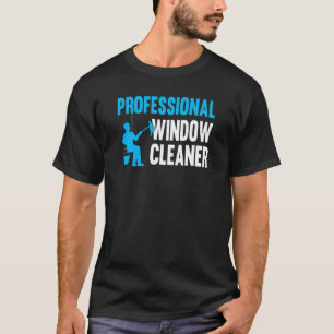 Beruflicher Fensterreiniger T-Shirt