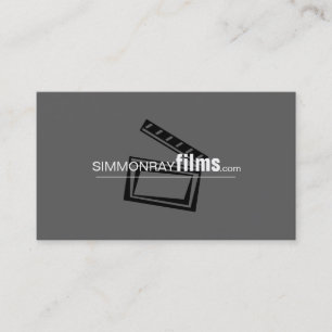 Beruflicher Filmemacher, Director Business Card Visitenkarte