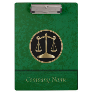 Beruflicher Firmenstil Rechtsanwälte DIY Text Klemmbrett