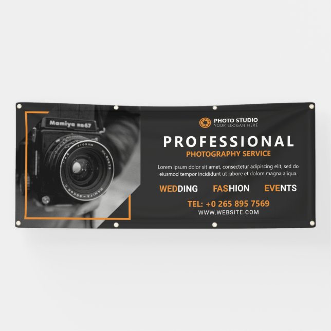 Beruflicher Fotograf Banner (Horizontal)