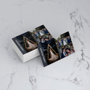 Beruflicher Fotograf für die Fotocollage von Slate Visitenkarte
