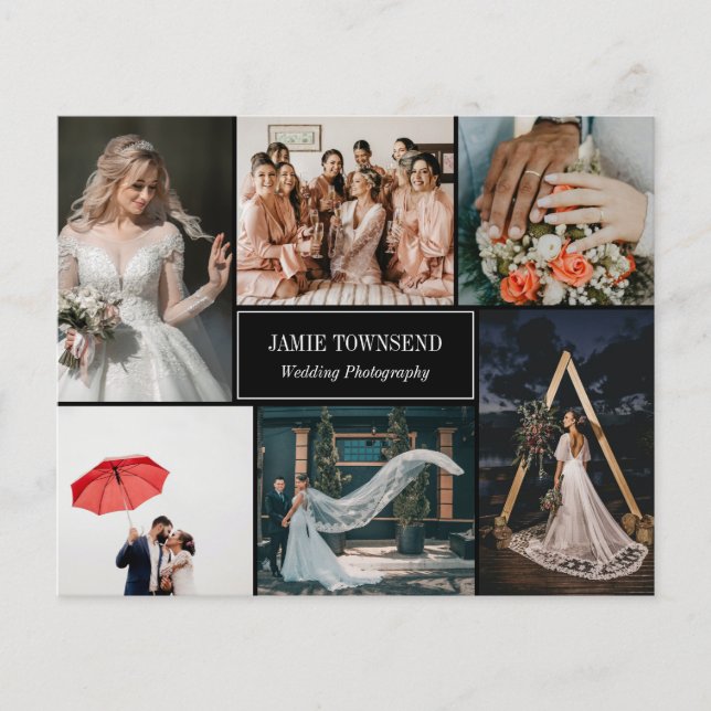 Beruflicher Fotograf in Schwarz Flyer (Vorne)