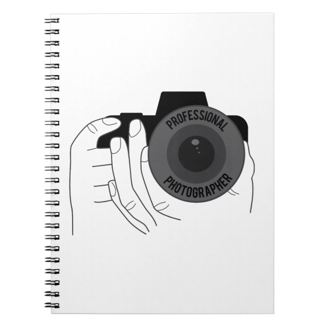 Beruflicher Fotograf Notizblock (Vorderseite)