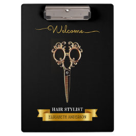 Beruflicher Friseur Schönheitssalon Klemmbrett