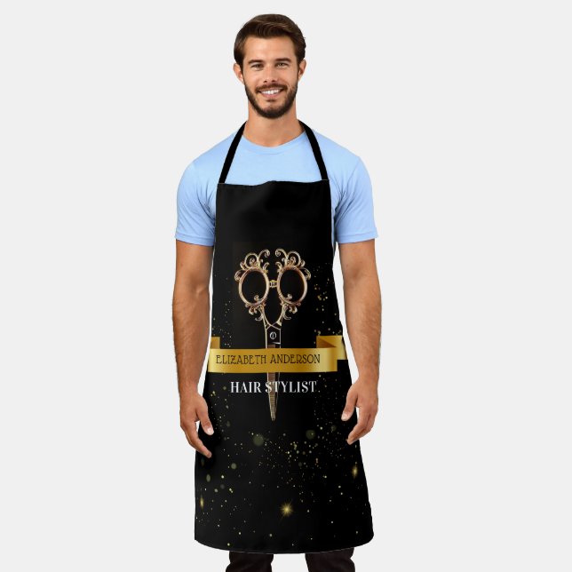 Beruflicher Friseur Schönheitssalon Schürze (Getragen)