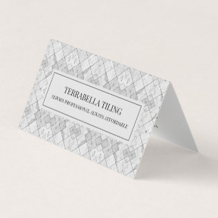 Beruflicher Fußboden und Anhänger Visitenkarten