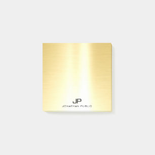 Beruflicher Glamour Gold Template Moderne Elegant Post-it Klebezettel