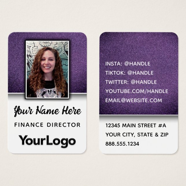 Beruflicher Glitzer Professor für Vorschullehrer (Vorne & Hinten)