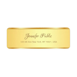 Beruflicher Gold-Kalligraphischer Name Text Modern