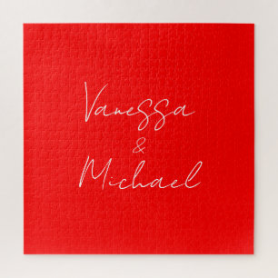 Beruflicher handschriftlicher Name Puzzle