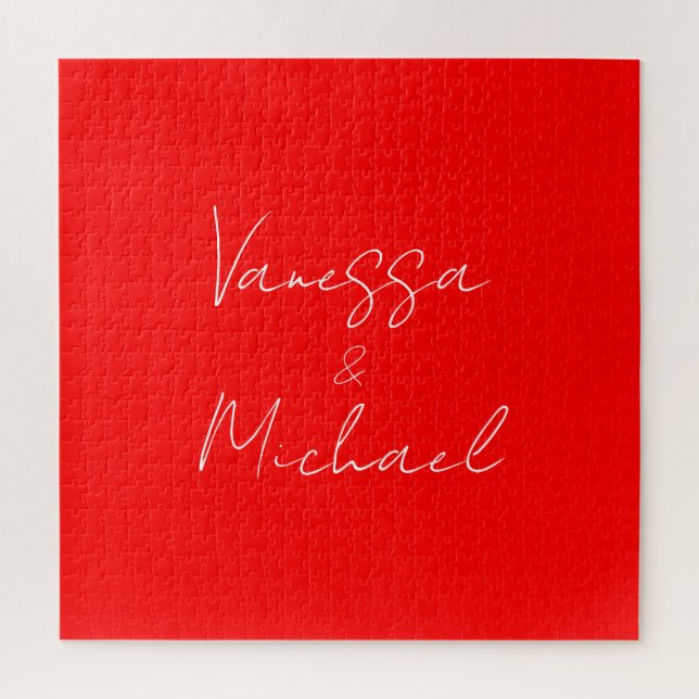 Beruflicher handschriftlicher Name Puzzle (Vertikal)