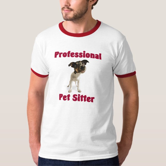 Beruflicher Haustiersitter-T - Shirt (Vorderseite)