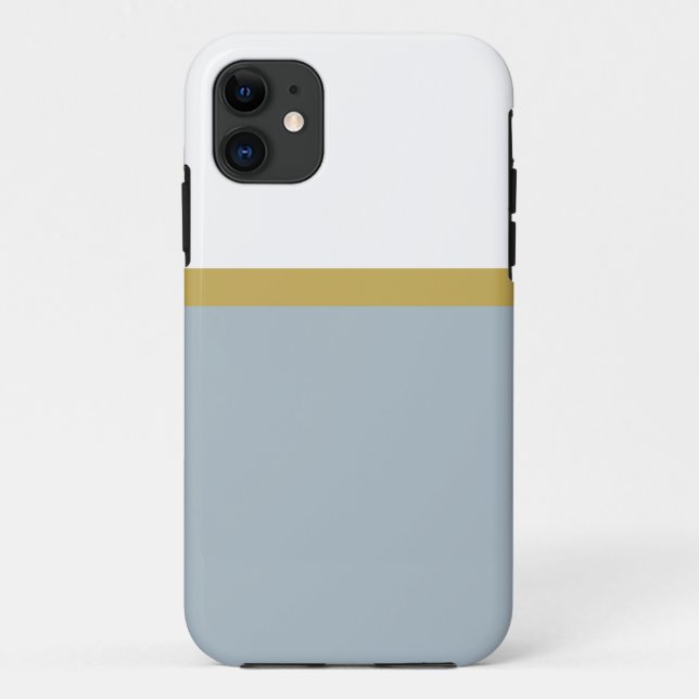 Beruflicher hellgrauer Farbblock Case-Mate iPhone Hülle (Rückseite)