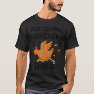 Beruflicher Hühnerjäger Lustiger Bauernhof Kinder T-Shirt