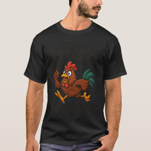 Beruflicher Hühnerjäger Lustiger Bauernhof Kinder T-Shirt