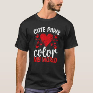 Beruflicher Hund Sitter Niedliche Paare färben mei T-Shirt