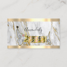 Beruflicher Hunde-Sitter-Pet-Vorsorgetafel Visitenkarte