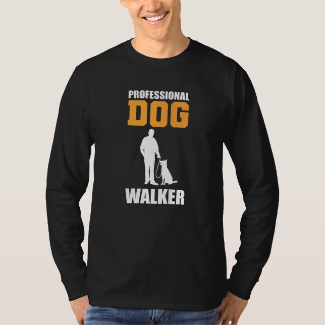 Beruflicher Hundeausführer Tierpfleger   T-Shirt (Vorderseite)
