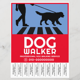 Beruflicher Hundeschlittendienst Flyer