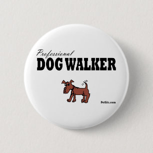 Beruflicher Hundewanderer Button