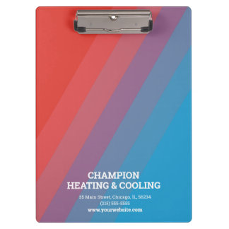 Beruflicher HVAC Klemmbrett