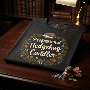 Beruflicher Igelknuddler Tri-Blend Shirt