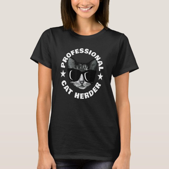 Beruflicher Katzenhüter T-Shirt (Vorderseite)