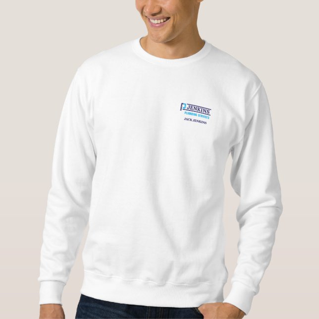 Beruflicher Klempnerdienst Sweatshirt (Vorderseite)