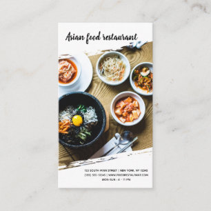 Beruflicher Koch Visitenkarte