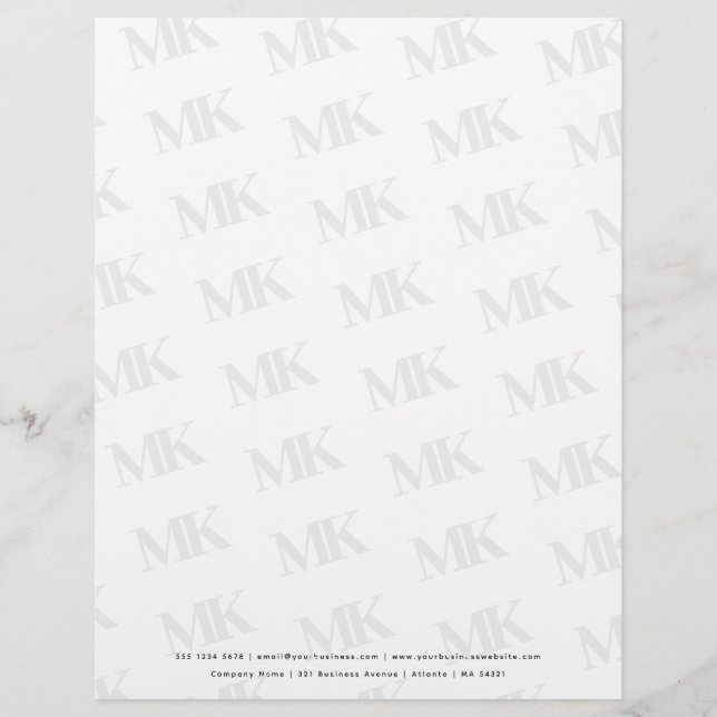 Beruflicher Letterhead für ein benutzerdefiniertes Briefbogen (Vorderseite)