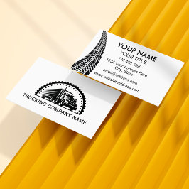 Beruflicher LKW-Treiber Einfache moderne Logo-Bu Visitenkarte