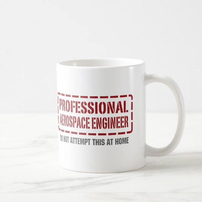 Beruflicher Luftfahrtingenieur Kaffeetasse (Rechts)