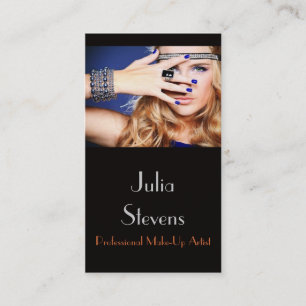 Beruflicher Make-upkünstler, Visitenkarte