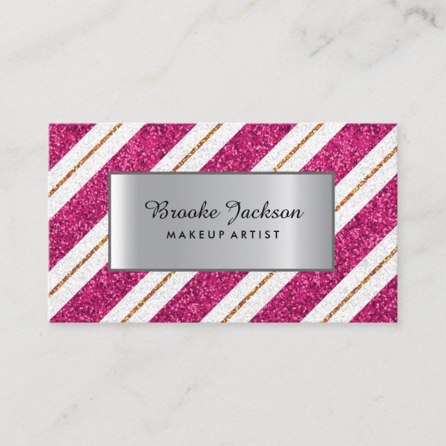 Beruflicher Make-upkünstler Visitenkarte (Vorderseite)