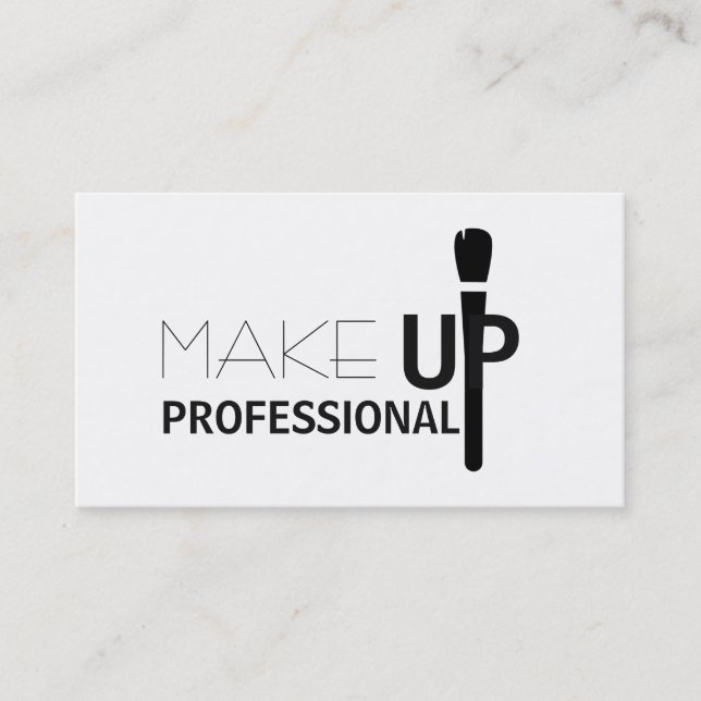 BERUFLICHER MAKEUP-ARTIKEL VISITENKARTE (Vorderseite)