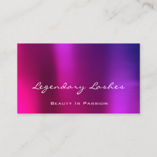 Beruflicher Makeup-Künstler Holograph Pink Berry Visitenkarte
