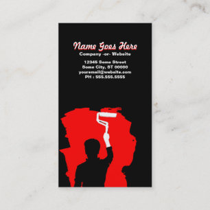 beruflicher Maler Visitenkarte