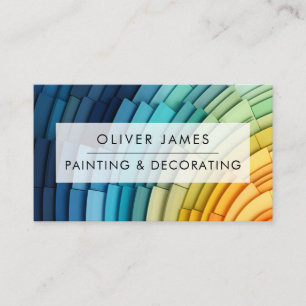 Beruflicher Malservice Maler & Dekorator Visitenkarte