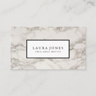 Beruflicher Marmor Visitenkarte