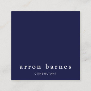 Beruflicher Minimalismus Quadratische Visitenkarte