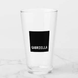 Beruflicher minimalistischer individuelle Name Sch Glas