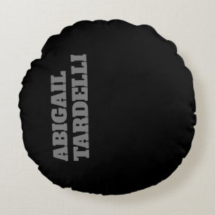 Beruflicher minimalistischer, moderner individuell rundes kissen