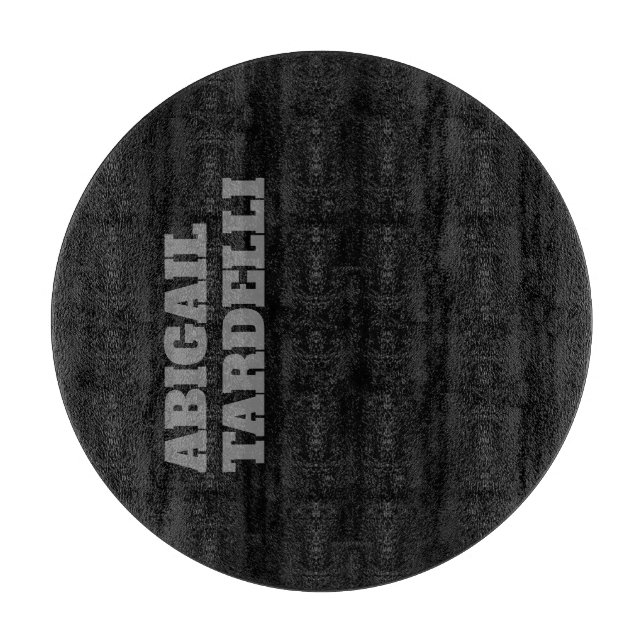 Beruflicher minimalistischer, moderner individuell schneidebrett (Vorderseite)