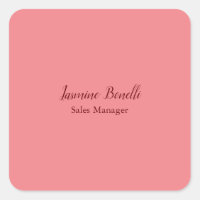 Beruflicher Minimalistischer Name Persönlich
