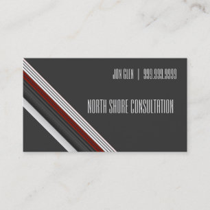 Beruflicher moderner Business Card Consultant Visitenkarte