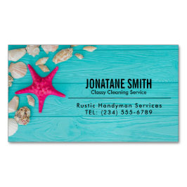 Beruflicher, moderner Holzkörner Magnetische Visitenkarte