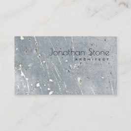 Beruflicher moderner minimaler grauer u. weißer visitenkarte