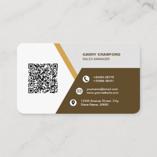 Beruflicher moderner QR-Code kundenspezifisch Pers Visitenkarte